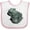 White and Pink, variant on Inktastic Lurking gator Boys or Girls Baby Bib