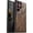 Fern Leaves-Walnut, variant on Case for Galaxy S22 Ultra Case [Natural & Soft TPU] Shockproof Protective Cover Unique & Classy Design Compatible with Samsung S22 Ultra Fern Leaves & Herbs-Black