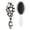 Boho Daisy, variant on Floral Dog Design Hair Brush - Lightweight & Compact for Travel