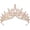 Gold&Pink4, variant on Gold Crown for Women Crystal Princess Tiaras Rhinestone Queen Headband Wedding Bridal Hair Accessories Birthday Prom Pageant Party Coming of Age Ceremony Photo Props SilverA
