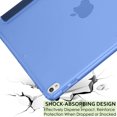 thumbnail image 3 of iPad PRO 12.9 Inch 2nd [ Pro 12.9 2 Gen 2017 ] A1670 A1671 MQEF2LL/A MQED2LL/A MQEE2LL/A MQDC2LL/A MQDD2LL/A MQDA2LL/A TriFold PC Lightweight Smart PU Leather Protective Hard Back Cover - Navy Blue, 3 of 8