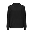 thumbnail image 4 of FDGIU 2025 Women's Turtleneck Knit Sweater - Oversized Cable Knit Long Sleeve Pullover, Loose Fit Winter Fashion Top, 4 of 6
