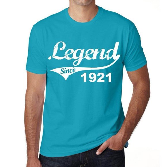 Men's Graphic T-Shirt Legend Since 1921 103rd Birthday Anniversary 103 Year Old Gift 1921 Vintage Eco-Friendly Short Sleeve Novelty Tee
