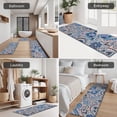 thumbnail image 5 of Blue Paisley and Floral Pattern Kitchen Rugs Sets Of 3,Kitchen Runner Rugs Non Skid Washable,Decorative Kitchen Floor Mats for Kitchen,Sink,Laundry,17"x30"+ 17"x47" + 17"x59", 5 of 6