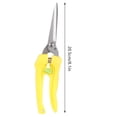 thumbnail image 1 of Pruning Shears, 8.1in Hand Pruner Professional Garden Scissors With Stainless Steel Blade, Yellow, 1 of 8