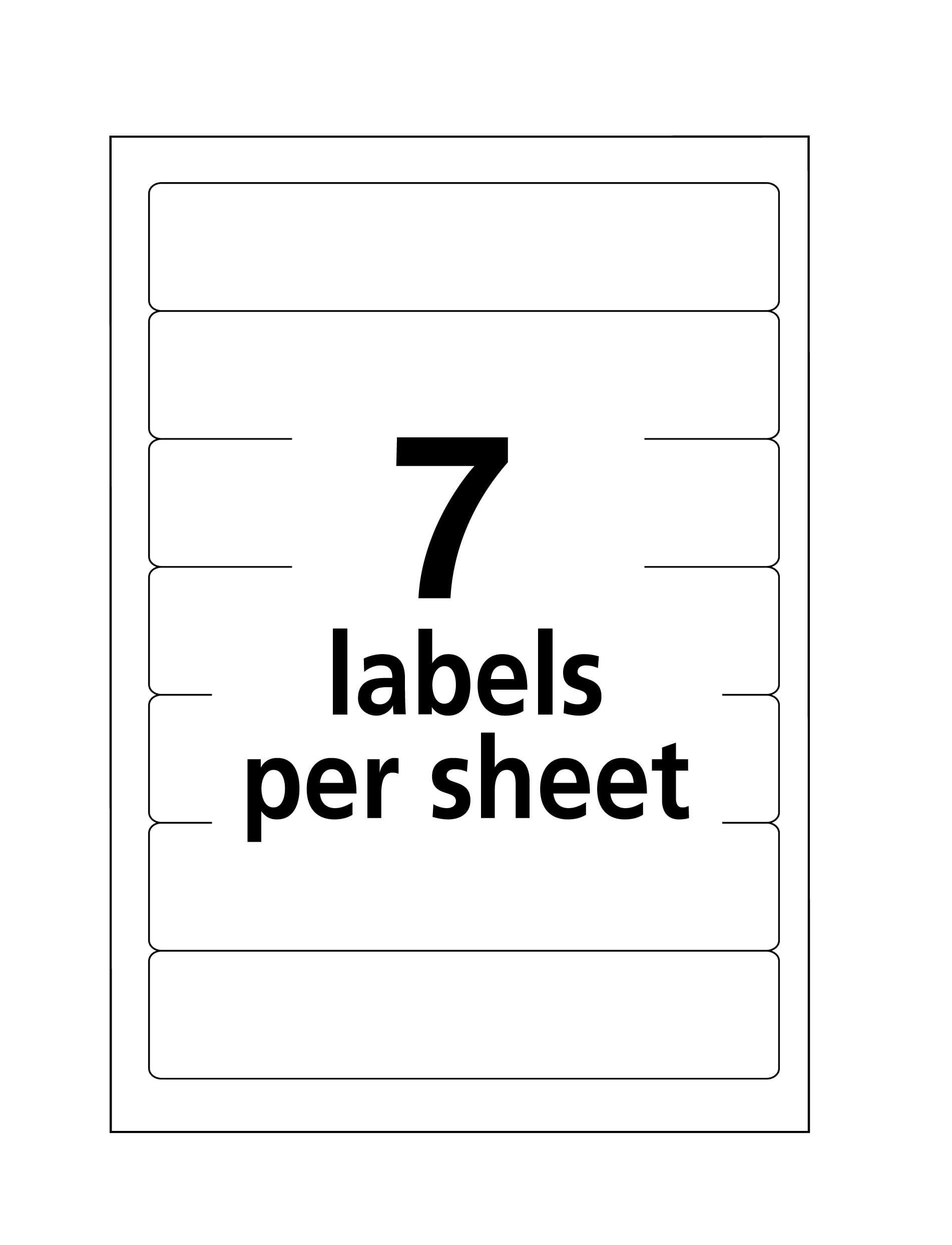 Avery File Folder Labels, Permanent, Assorted, 252 Labels (5215)