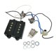 thumbnail image 4 of Pastillas para guitarra eléctrica, pastillas humbucker para guitarra, puente para bajo negro, pastilla pasiva para reemplazo de instrumentos musicales, 4 of 8