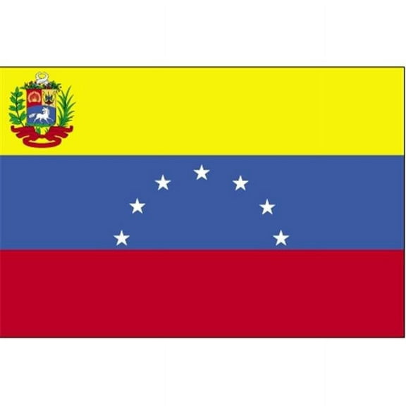5 ft. X 8 ft. Nyl-Glo Venezuela Government Flag