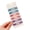 A, variant on 6Pcs Hairpin Matte Color Rectangular Hair Clips Stable BB Clip Face Slimming Versatile Hair Styling Tool (B )