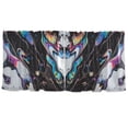 thumbnail image 7 of Yayeee Kitchen Curtains Tier Set of 2 Light Filtering 57"x36" Over Sink Window Panels, Black, 7 of 7