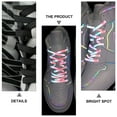 thumbnail image 5 of Reflective Shoelace 2 Pairs Reflective Shoelace Shiny Shoelace Creative Shoe Strap Sneaker Shoelace, 5 of 5