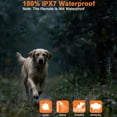 thumbnail image 5 of Dog Shock Collar - 3300Ft Dog Training Collar with Remote for 5-120lbs Small Medium Large Dogs Rechargeable Waterproof E Collar with Beep, Vibration, Safe Shock (Orange), 5 of 7