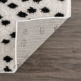 thumbnail image 4 of BoutiqueRugs Cansu Polka Dot Shag Area Rug - Black - 2' x 3', 4 of 14