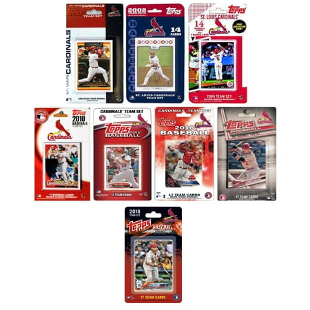 2018 MLB St. Louis Cardinals 8 Different Licensed Trading Card Team Sets - www.waterandnature.org