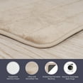 thumbnail image 5 of Somerset Home 2-Piece Memory Foam Striped Bath Mat Set, 5 of 7