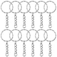thumbnail image 4 of 50PCS Split Ring Metal DIY Multi-purpose Jump Ring Loop Ring with Link Chain, 4 of 8