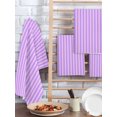 thumbnail image 2 of Purple Pink Kitchen Dish Towels for Drying Dishes Set of 3, Geometric Vertical Striped Solid Rainbow Waffle Weave Microfiber Hand Tea Bathroom Towels Quick Dry & Absorbent Towel 15.7x23.6, 2 of 7