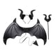 thumbnail image 3 of Conjunto de disfraz de diablo para Halloween, accesorios para disfraz de diablo con tenedor de diablo y ala de diablo. Negro, 3 of 9