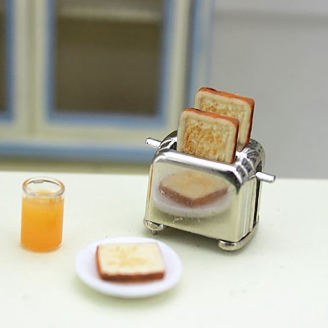 1:12 /1:6 Dollhouse Miniature Scene Model Bread Machine Pretend Play Toy