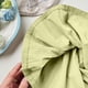 thumbnail image 4 of Odeerbi 1-9 Años Niñas Verano Algodón Lino Pantalones Cortos Ruffle Wide Leg Pantalones Cortos Casual Transpirable Color Sólido Cute Leisure Shorts, 4 of 5