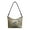 Beige-Butterfly Daisy, variant on Santa Claus Print Leather Hobo Purse for Women, Snowman Plaid Print Shoulder Handbag with Smooth Zipper, Small Crescent Travel Underarm Sling Bag for Christmas