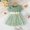 C-Green, variant on Baby Girl Dress School Uniform Dress Blue Dress for Girls Sundress Clothes for Girls 6-9 Months