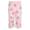 thumbnail image 4 of JEFFRICO Pajamas For Women Capri Set Sleepwear Soft Pajamas Short Sleeve Pajama Sleepshirt With Capri Pants, 4 of 6