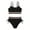 L-Black289, variant on MEZZALL Girls Swimsuits Teen Girls Two Piece Bathing Suit High Waist Bikini Set With Chest Pad Color Block Swimwear 9 16T Relaxed Fit Toddler Clothing