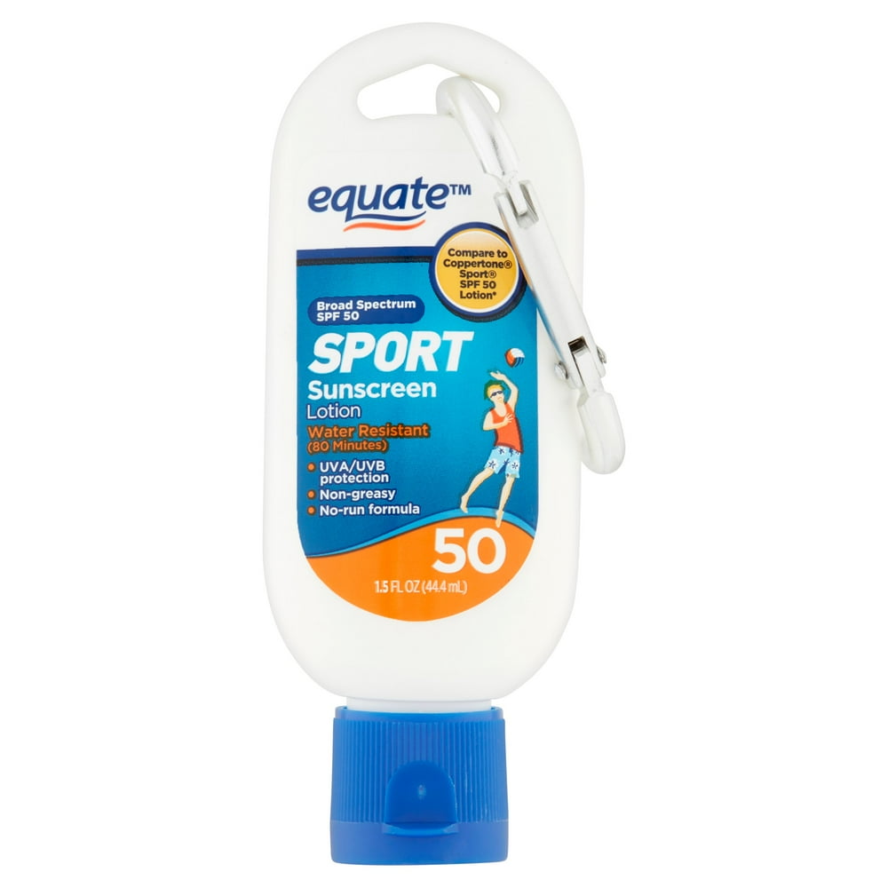Equate Sport Sunscreen Lotion, SPF 50, 1.5 fl oz