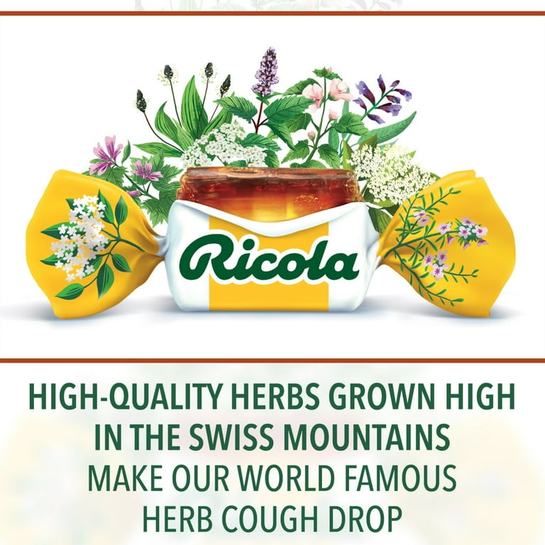 Ricola Original Herb Soothing Cough Drops for Sore Throat and