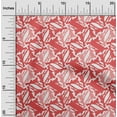 thumbnail image 2 of oneOone Silk Tabby Dark Peach Fabric Abstracts Sewing Material Print Fabric By The Yard 42 Inch Wide, 2 of 4