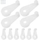 thumbnail image 4 of 100 piezas de clips de retención para puertas de vidrio, clips de espejo, clips de retención de vidrio para gabinete con tornillos, 4 of 6