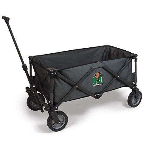 Adventure Wagon -Dk Grey / Black (Marshall University) Impresión digital Picnic Time 739-00-679-894-0