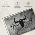 thumbnail image 6 of Elephant Stock Texas Coast Typography Wall Art - Horizontal Canvas Wall Art - Living Room Wall Decor - Decor Elements Canvas - Gray And Black Decor - 36" x 24", 6 of 8