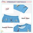 thumbnail image 4 of joogoo Airplanes Flying Pajamas Set Long Sleeve Soft Cotton Sleepwear 2 Piece 24M, 4 of 7
