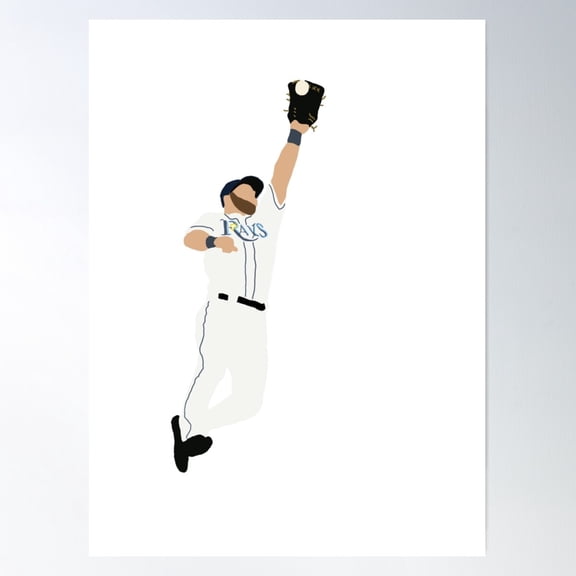 Kevin Kiermaier Catch Poster Wall Art, Modern Wall Decor For Living Room Bedroom, 8x12 UNFRAMED