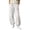 Beige, variant on Womens High Waisted Harem Pants Elastic Cuffs with Pockets Loose Balloon Lounge Trousers for Summer Casual