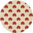 thumbnail image 1 of Ahgly Company Machine Washable Indoor Round Transitional Vanilla Gold Area Rugs, 5' Round, 1 of 7