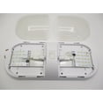 thumbnail image 3 of Double White LED Motorhome RV Bus Trailer Utility Dome Light / On Off Switch, 3 of 4