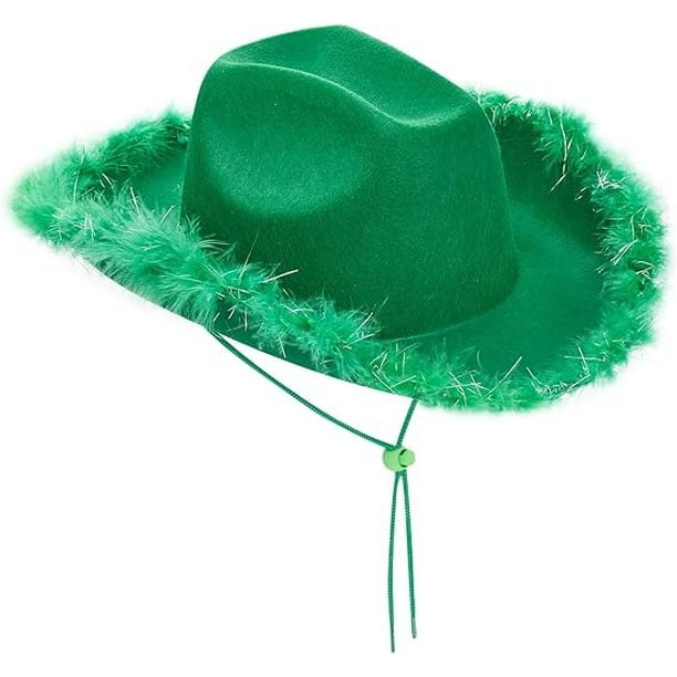 Green cowgirl hat new arrivals
