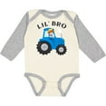 thumbnail image 3 of Inktastic Farmer Tractor Little Bro Boys Long Sleeve Baby Bodysuit, 3 of 5