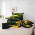 thumbnail image 6 of jejeloiu Rugby Ball Game 7-Piece Bedding Comforter Set,Football Sports King Bedding Sets For Men Women Reversible, 6 of 8