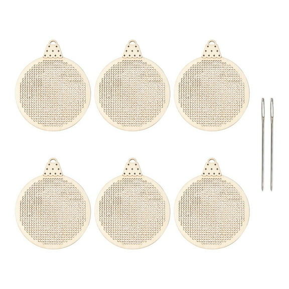 DIY Christmas Wooden Cross Stitches Kits for Wooden Crafts Christmas Ornament