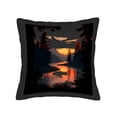 thumbnail image 4 of Set of 2 18x18in Throw Pillow Covers - Serene Sunset Landscape Design Perfect for Couch Bed or Car Decor Adds Tranquil Charm, 4 of 8