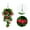 Red, variant on Artificial Morning Glory Trailing Hanging Vine Faux Floral Bush For Spring Wall Corridor Patio Balcony Wedding Aisle Yard Garden Decor
