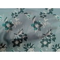 thumbnail image 5 of oneOone Cotton Cambric Dusty Blue Fabric Floral Craft Projects Decor Fabric Printed By The Yard 42 Inch Wide-C6, 5 of 6