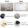 thumbnail image 6 of Flower Canvas Art Flower Picture Bathroom Wall Decor Fraemd Floral Painting Vintage Artwork for Living Room Office Home Decoration Gallery Wrapped Ready to Hang(Flower-3,12.00"x18.00"), 6 of 6
