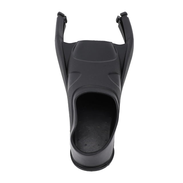 Diseño Liviano de Costilla Extendida de Bolsillo de Aleta de Aleta Ligero TPR para Potente Rendimiente de Natación Submarina, Negro