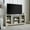 White, variant on Mantel Stone TV Stand for TVs Up to 65", Faux Stacked Stone Entertainment Center with Storage & Cable Management, Modern Media Console, Grey