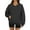 15#Black, variant on Women's V-Neck Sweatshirt with Pockets, Womens V Neck Sweatshirts No Hood Lightweight Casual Soft Fashion Yellow S
